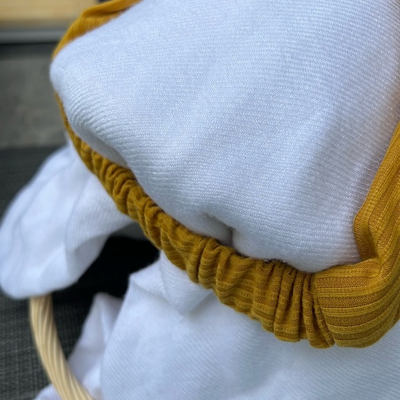 Boho Knotted Knit Headband – Mustard Yellow | NWOT - Picture 2 of 2